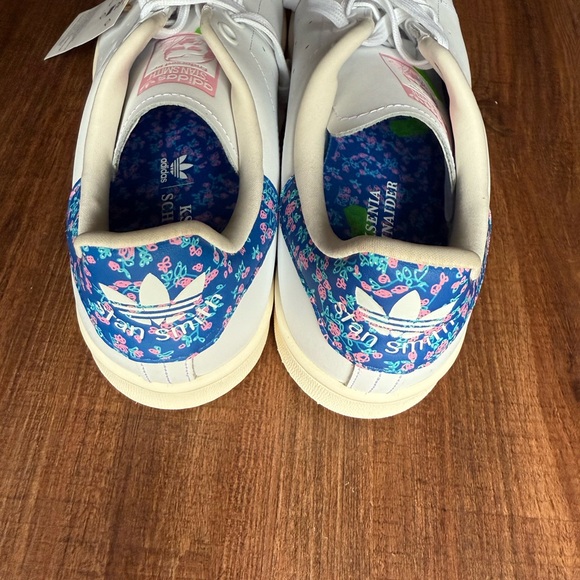 adidas Shoes - Adidas Stan Smith Blue Floral